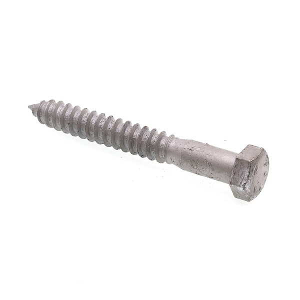 Prime-Line Hex Lag Screw 5/8in X 5in A307 Grade A Hot Dip Galvanized Steel 10PK 9057491 - main